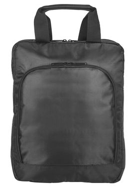 Рюкзак из полиэстера для ноутбука, 600D, цвет черный - 92626-103- Фото №2