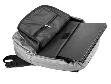 Рюкзак из полиэстера для ноутбука, 600D, SANTINI, цвет серый - 92627-123- Фото №5