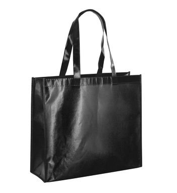 MILLENIA. Ламінована неткана сумка, колір чорний - 92833-103- Фото №1