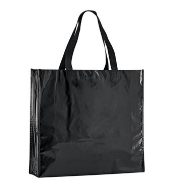 WESTFIELD. Ламінована неткана сумка, колір чорний - 92856-103- Фото №1
