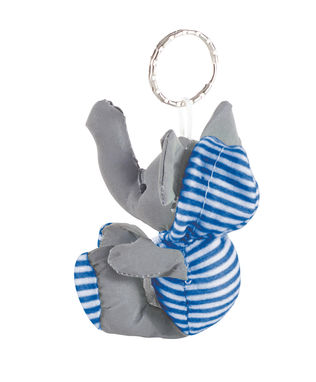 Плюшевый игрушечный брелок - светоотражающий, цвет синий - 93330-104- Фото №1