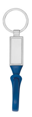 CLOVE. Брелок з металу та ПВХ, колір синій - 93362-104- Фото №2