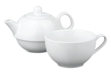 Чайний набір 2 в 1, колір білий - 93869-106- Фото №2