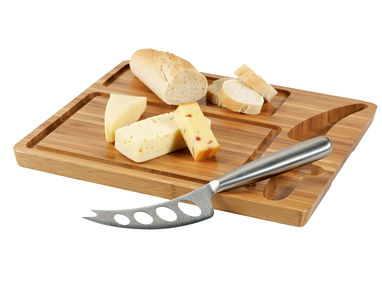 MALVIA. Бамбукова дошка для сиру з ножем, колір натуральний - 93975-160- Фото №1
