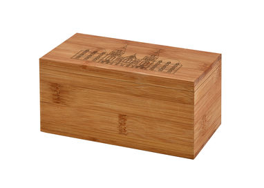 BURDOCK. Бамбукова коробка для чаю, колір натуральний - 93995-160- Фото №4