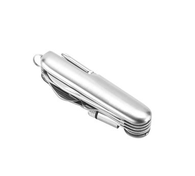 Многофункциональный карманный нож, цвет сатин серебро - 94131-127- Фото №1