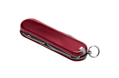 Многофункциональный карманный нож, цвет бордовый - 94192-115- Фото №1