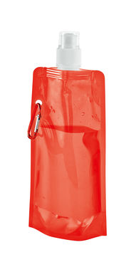 Складная бутылка, цвет красный - 94612-105- Фото №1
