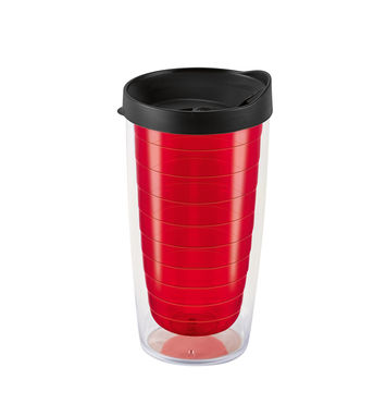 Чашка для путешествия, цвет красный - 94617-105- Фото №1
