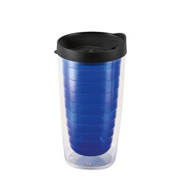 GASOL. Дорожня чашка 450 мл, колір королівський синій - 94617-114- Фото №1