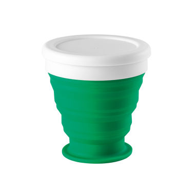 ASTRADA. Складна дорожня чашка 250 мл, колір зелений - 94762-109- Фото №1