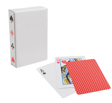 Колода из 54-х карт, цвет красный - 98080-105- Фото №1