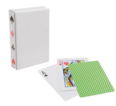 Колода из 54-х карт, цвет светло-зеленый - 98080-119- Фото №1