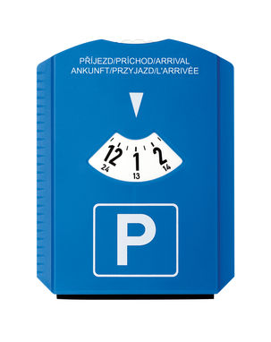 Парковочный диск со скребком, цвет синий - 98126-104- Фото №2