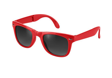 Складные солнцезащитные очки, цвет красный - 98321-105- Фото №1
