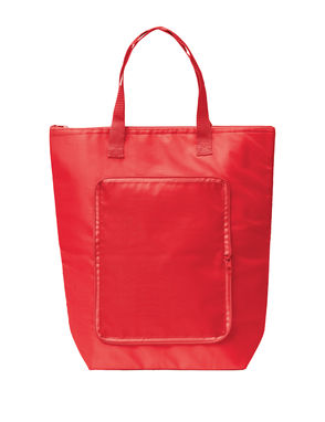 Складная термоизолирующая сумка, цвет красный - 98423-105- Фото №1