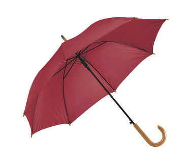 Зонт, колір бордовий - 99116-115- Фото №1