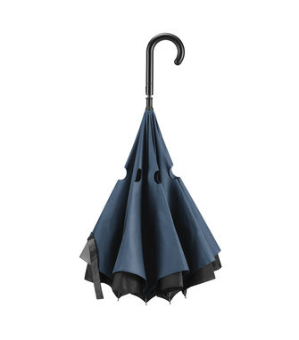 Зонт обратного сложения, цвет синий - 99146-104- Фото №2