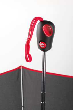 Складной зонт с системой закрытия и открытия, цвет красный - 99150-105- Фото №2