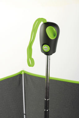 Складной зонт с системой закрытия и открытия, цвет зеленый - 99150-119- Фото №2
