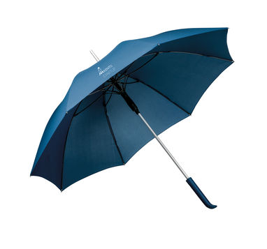 Автоматический зонт из полиэстера, 8 секторов, SANTINI, цвет синий - 99155-104- Фото №6