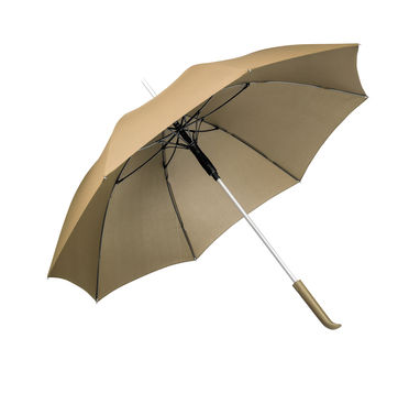 Автоматический зонт из полиэстера, 8 секторов, SANTINI, цвет золотой - 99155-117- Фото №1