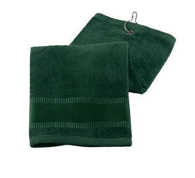 GOLFI. Бавовняний рушник для гольфу, колір темно-зелений - 99964-129- Фото №1