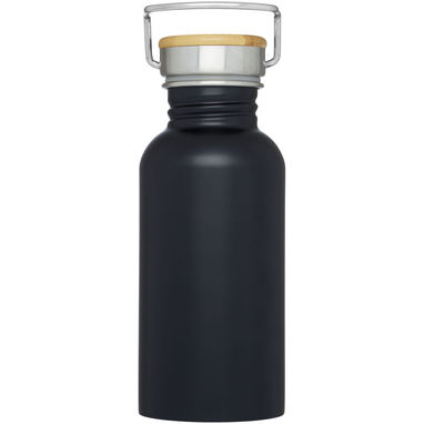 Бутылка спортивная Thor , цвет сплошной черный - 10065790- Фото №2