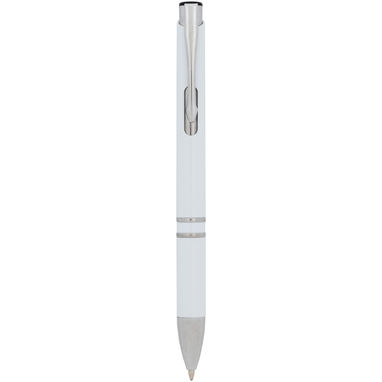 Ручка кулькова антибактеріальна Moneta, колір білий - 10771601- Фото №1