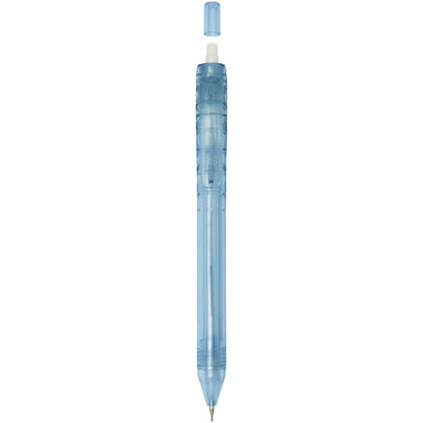 Ручка кулькова Alberni, колір синій прозорий - 10774552- Фото №3