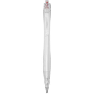 Ручка кулькова Honua, колір червоний, прозорий - 10775721- Фото №1