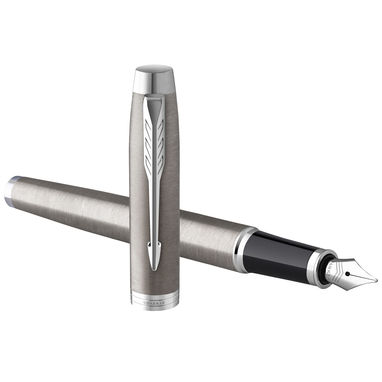 Ручка пір'яна Parker серії IM, колір сріблястий - 10776081- Фото №3