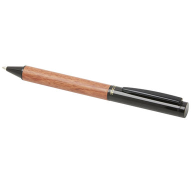 Ручка кулькова Timbre, колір суцільний чорний, коричневий - 10777690- Фото №4