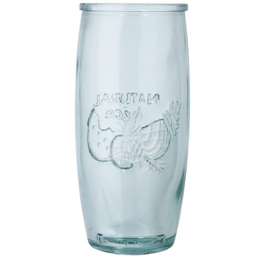 Склянка для коктейлів із переробленого скла з соковижималкою Verano, колір прозорий - 11317001- Фото №4