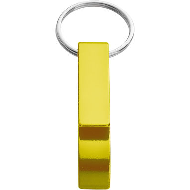 Брелок-відкривачка для пляшок і банок Tao, колір золотистий - 11801867- Фото №3