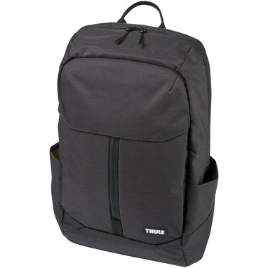 Рюкзак для ноутбука Lithos, колір суцільний чорний - 12047600- Фото №1