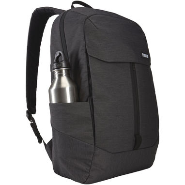 Рюкзак для ноутбука Lithos, колір суцільний чорний - 12047600- Фото №4