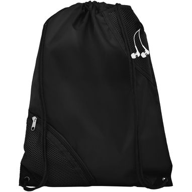 Рюкзак на шнурках Oriole, колір суцільний чорний - 12048600- Фото №4