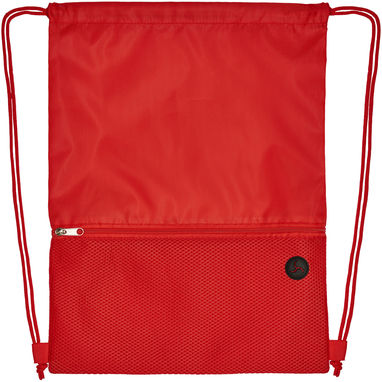Рюкзак сітчастий на шнурках Oriole, колір червоний - 12048702- Фото №2
