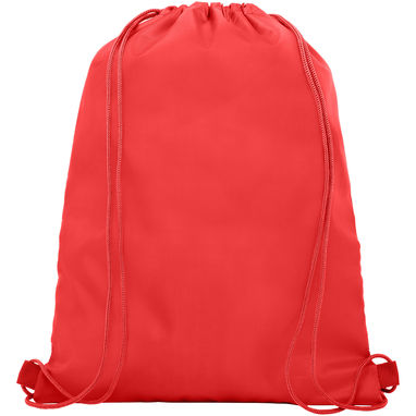 Рюкзак сітчастий на шнурках Oriole, колір червоний - 12048702- Фото №3