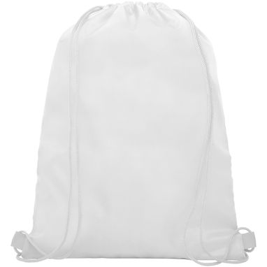 Рюкзак сітчастий на шнурках Oriole, колір білий - 12048703- Фото №3