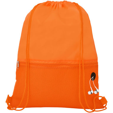 Рюкзак сітчастий на шнурках Oriole, колір помаранчевий - 12048705- Фото №4