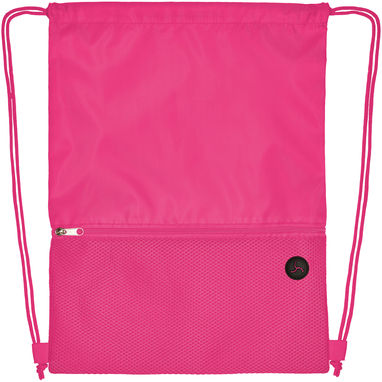 Рюкзак сітчастий на шнурках Oriole, колір фуксія - 12048713- Фото №2