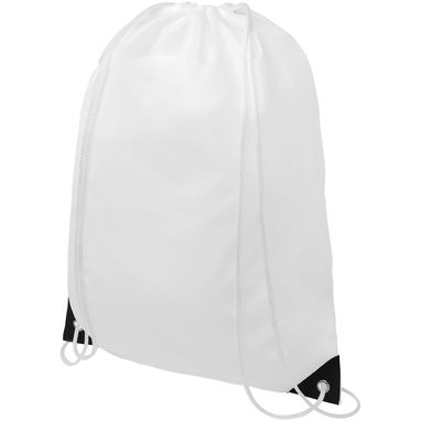 Рюкзак на шнурках Oriole, колір білий, суцільний чорний - 12048800- Фото №1