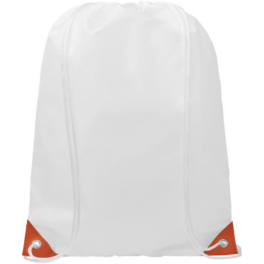 Рюкзак на шнурках Oriole, колір білий, помаранчевий - 12048805- Фото №2