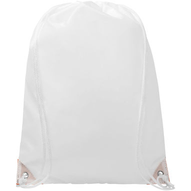 Рюкзак на шнурках Oriole, колір білий, помаранчевий - 12048805- Фото №3