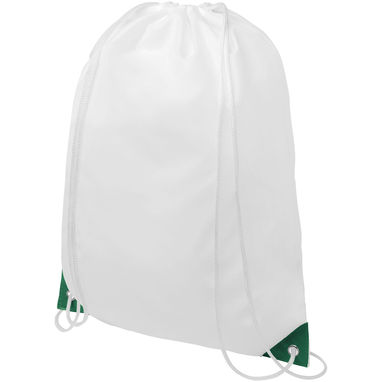Рюкзак на шнурках Oriole, колір білий, зелений - 12048814- Фото №1