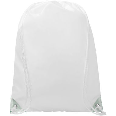 Рюкзак на шнурках Oriole, колір білий, зелений - 12048814- Фото №3