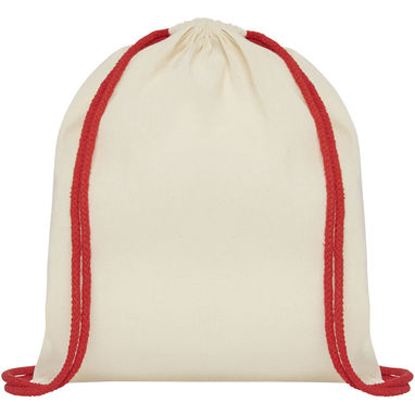 Рюкзак на шнурках Oregon, колір натуральний, червоний - 12048902- Фото №2