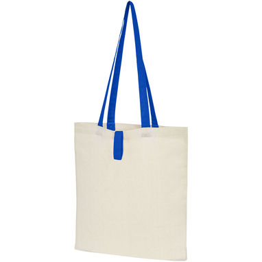Еко-сумка складана Nevada, колір натуральний, яскраво-синій - 12049201- Фото №1